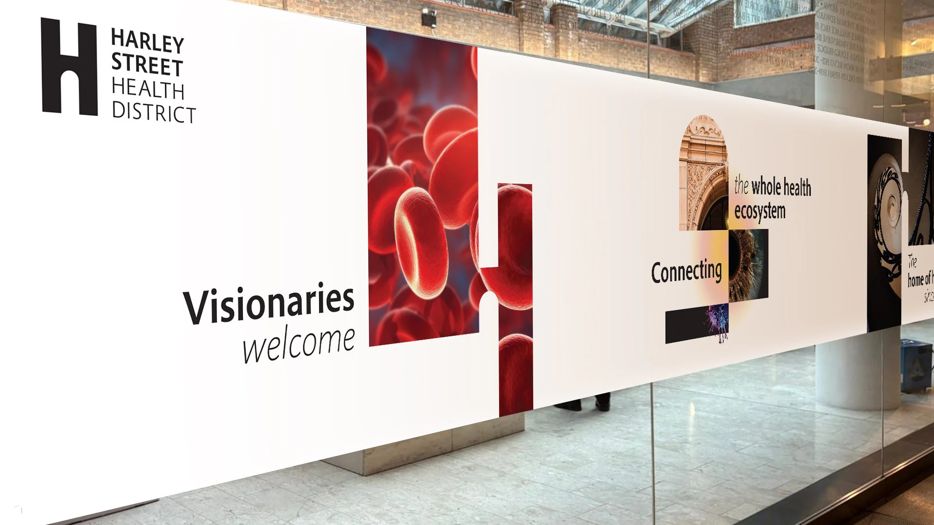 Harley Street Health District event branding